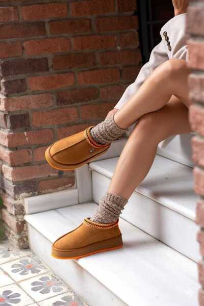 diya shoes Atiye Sabo Ultra Sabo Mini Women's Indoor and Outdoor Suede with Feather Pattern