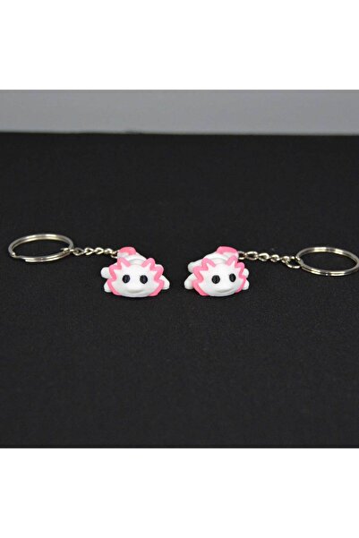 tridori 3D Movable Jointed White Dragon Bag Ornament and Keychain