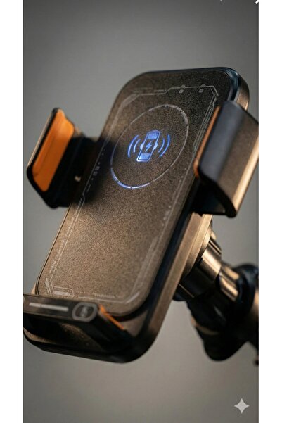 PAST WORLD Car phone holder with fast wireless charging and 90° rotation – to...