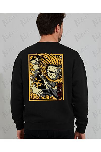 Nulivez Anime Attack on Titan Design Back Printed High Quality Unisex Oversized O Neck Sweatshirt