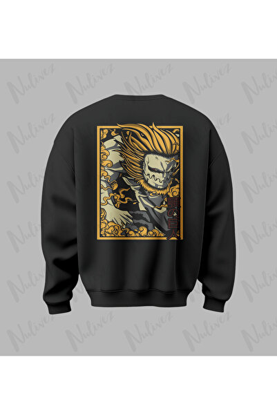 Nulivez Anime Attack on Titan Design Back Printed High Quality Unisex Oversized O Neck Sweatshirt