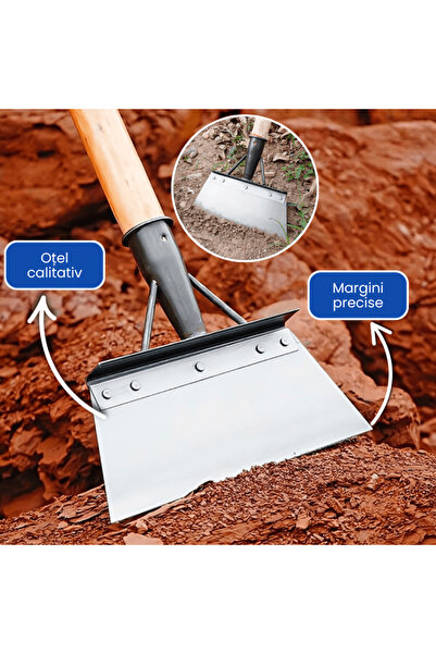 OferteTop Multifunctional Gardening Tool for Weeding, Digging and Land Clearing