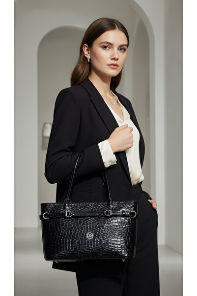 ATABEY ÇANTA حقيبة أومو النسائية ذات الحزام الطويل مع مقصورات داخلية