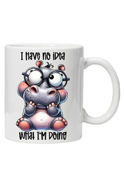 CRD PRINT Personalized mug "i have no idea ...", CRD PRINT, 330 ml, white
