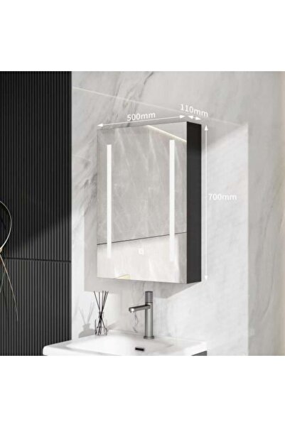 LD خزانة أدوية جديدة مع مرآة، 3 ألوان، 70×50 سم