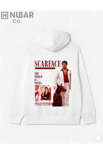 GraffTee Scarface Designed Unisex Sweatshirt (Hoodie) |   100% Cotton Relaxed...