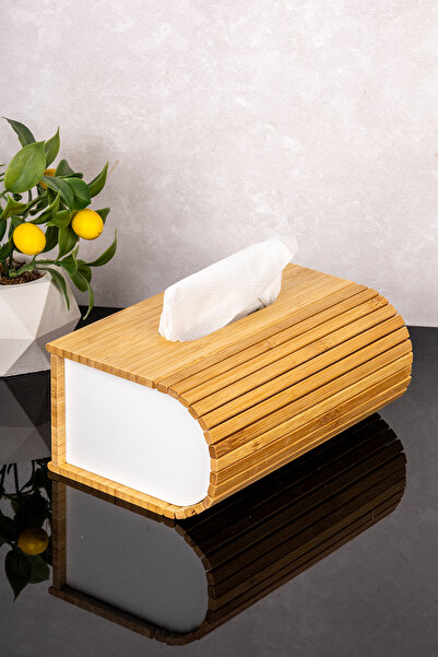 dnshome Bambu Modern Peçetelik Şık Tasarımlı Peçetelik