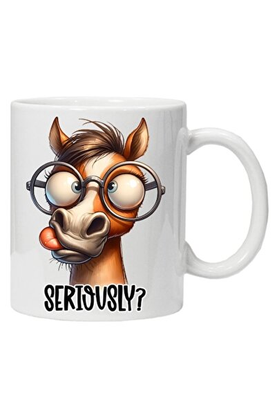 CRD PRINT Personalized mug "seriously?.", CRD PRINT, 330ml, white