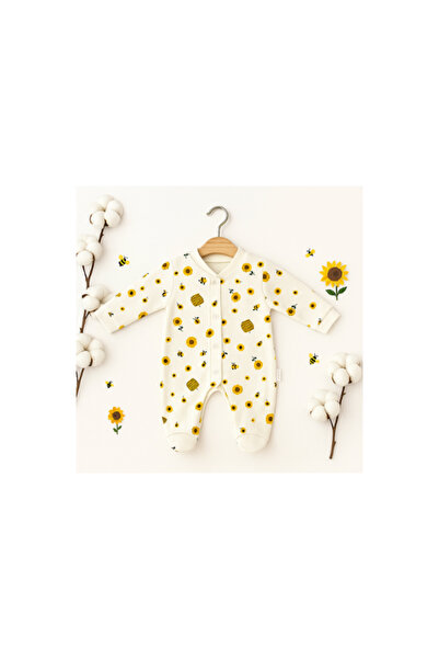 almini New Season 2 Li Unisex Bee and Flower Jumpsuit
