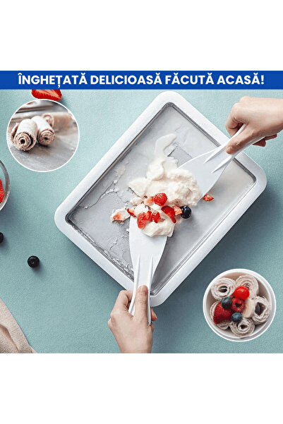 OferteTop Homemade Ice Cream Tray With 2 Spatulas Included