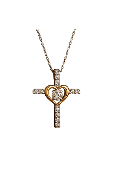 OferteTop Elegant Cross Necklace, Symbol of Love and Faith