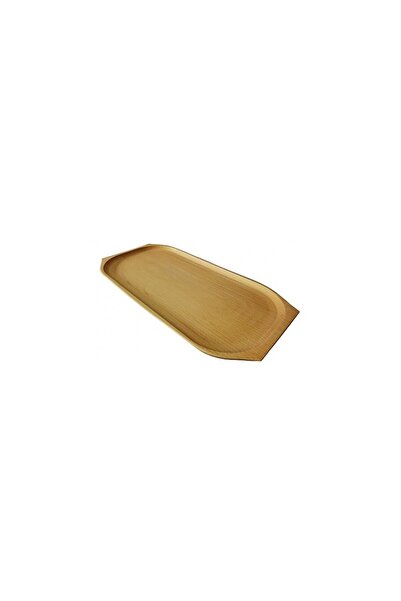 ArtKer Beech Wood Serving Platter with One Compartment (Large)