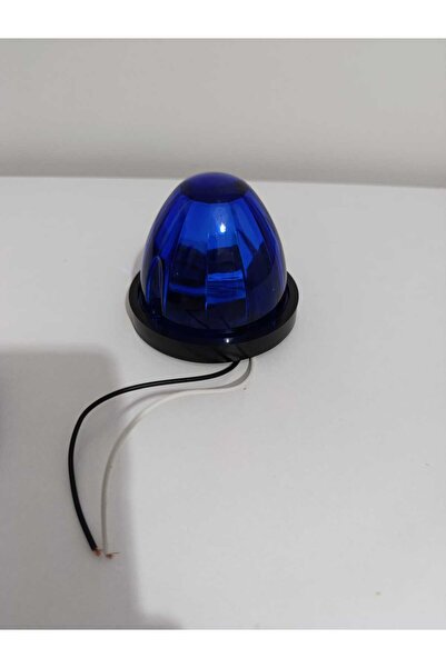 KIR OTOMOTİV Kristal yıldız led mavi renk 12.24 volt 1 adet