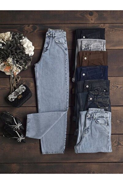 ŞAHİN TESETTÜR GİYİM BAGİ KOT PANTOLON 6087