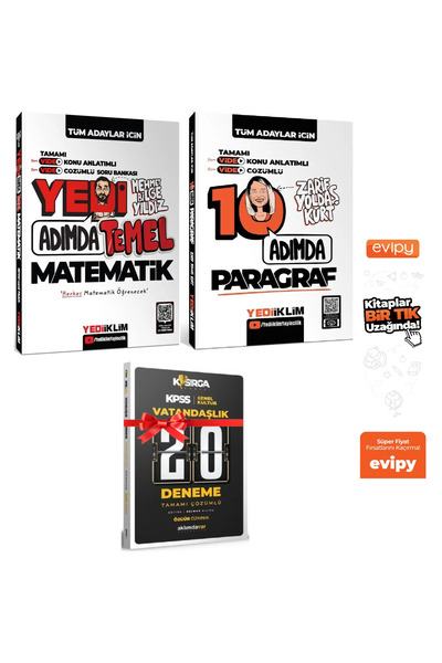 Yazarın Kendi Yayını Mehmet Bilge Yıldız|2026 KPSS DGS ALES TYT 7 Yedi Adımda...