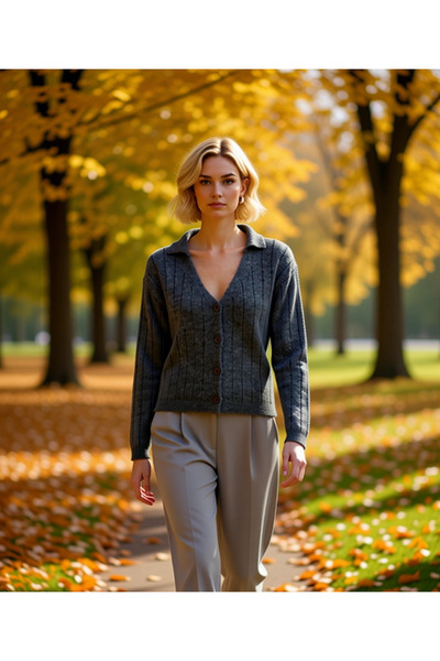 BENERLY سترة تريكو نسائية عصرية بياقة بولو وأكمام طويلة تقدم الأناقة والراحة ...