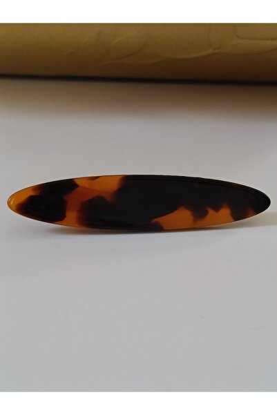 TREND French Collection Brown & Black Marble / Turtle Pattern Acetate Pens Side Clasp