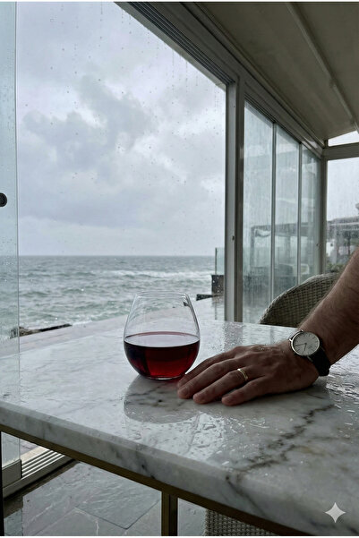 NUDE Pure Burgonya 4'lü Kristal Ayaksız Şarap Kadehi Seti 710 cc - 64026