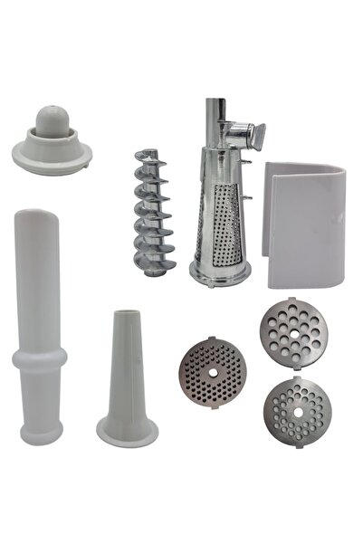 OEM Meat Grinder 3000-3500W — Red, 3 Plates, Sausage & Kebbe Attachments, Reverse, Copper Motor