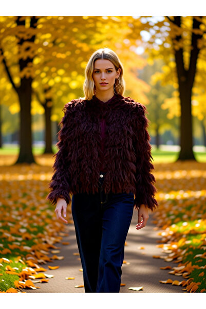 BENERLY Special Collection Coat-Looking Wide-Fit Soft Fuzzy Textured Knitwear...