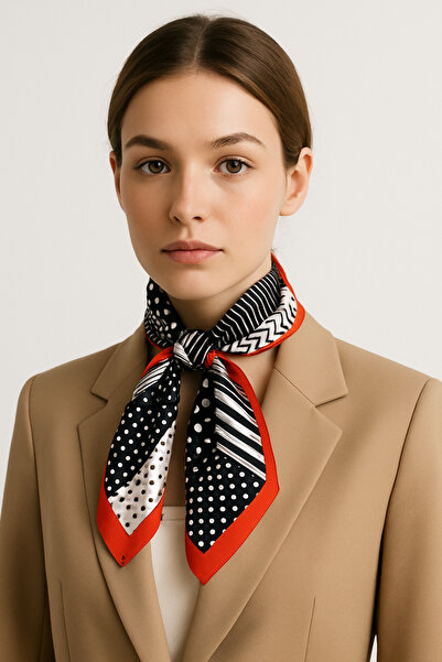 Saria Moda Patterned Women's Bandana Scarf