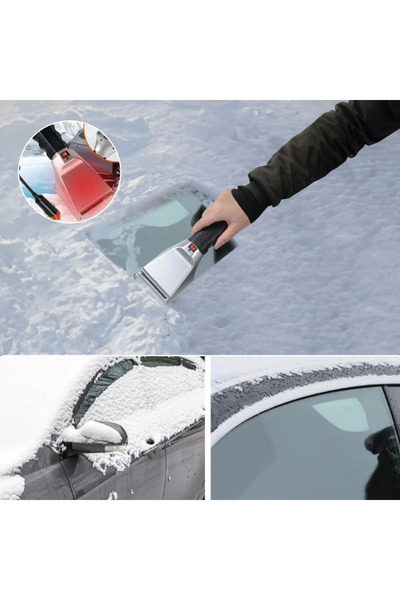 OEMG Electric heated ice scraper, powered by 12V