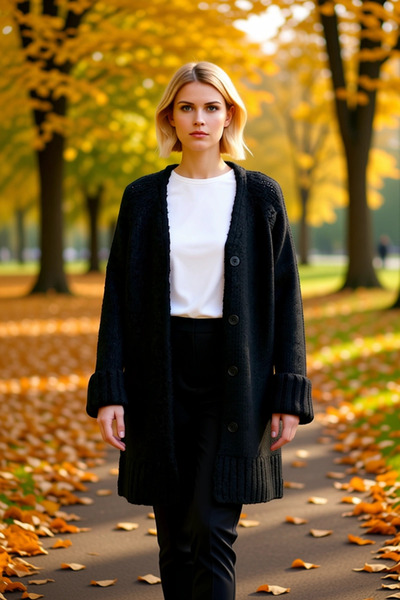 BENERLY Women's V-Neck Raglan Sleeve Long Length Loose Fit Soft Textured Plai...