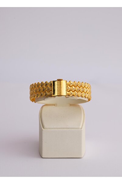 Narin Mücevherat Nar-in Altın Mücevherat Desenli Modern Altın Kelepçe 26