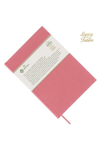 BİDEFTER Music Notebook (No Key) 100% Handmade, Hand Stitched – 2026 Collection – Viscose Fabric Hardcover – A/5