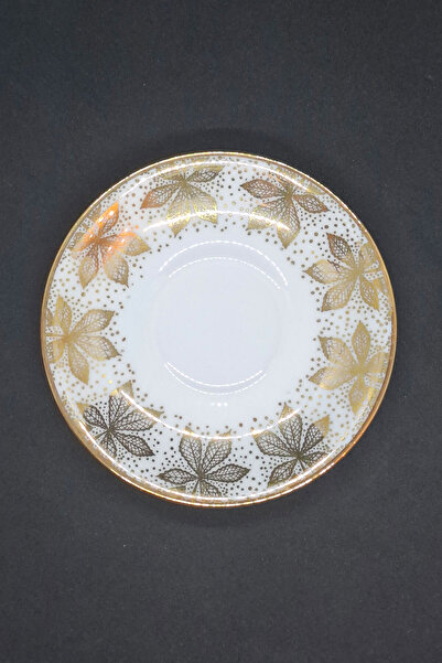 Bavaria Gold Leaf Porcelain, Coffee/Tea Cup and Saucer 2 Pieces 150 ml