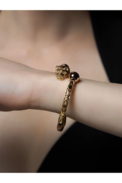 EKİNCİ KUYUMCULUK Asil Panter Kelepçe – Gücün ve Zarafetin Bilekteki Hali