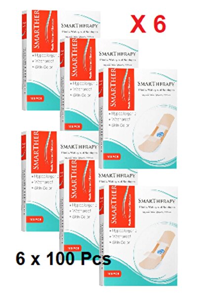 SMART THERAPY Bandage Pack - 6 x 100 Pieces, One Size