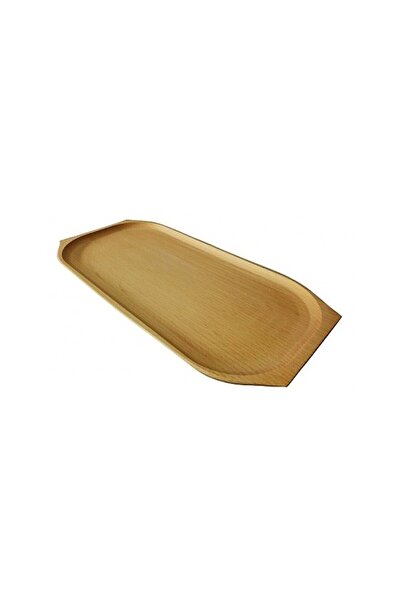 ArtKer Beech Wood Serving Platter with One Compartment (Large)