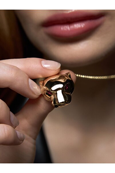 EKİNCİ KUYUMCULUK 'Panthera Ruby' Altın Kolye