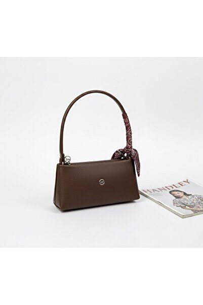 Handley Geantă baghetă de damă cu eșarfă