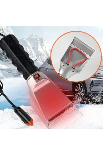 OEMG Electric heated ice scraper, powered by 12V
