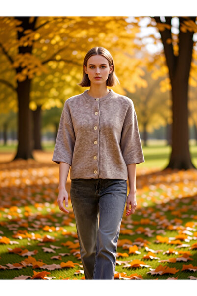 BENERLY Women's Loose Fit Soft Textured Short Sleeve Knit Cardigan Daily Must...