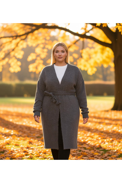 BENERLY V-Neck Long Knit Cardigan Combining Women's Clothing and Comfort Low ...