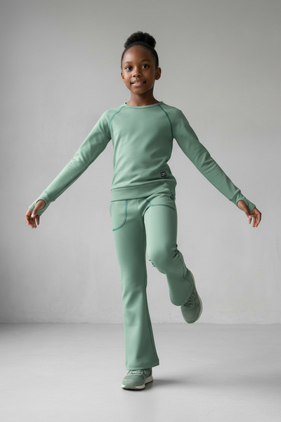 Colorinas Flexy Girls' Winter Sweatshirt with Fur Inside