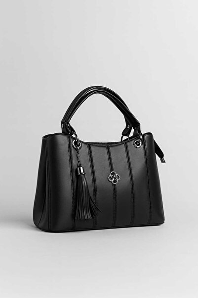 ZİVORA Vertical Patterned Stitched Shoulder Bag Multi-Sectioned Gift Bag