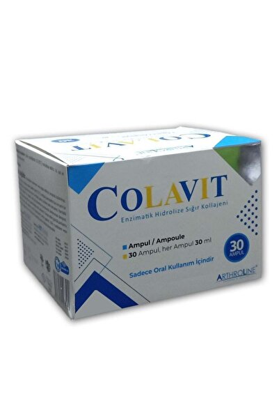 Arthroline İlaç Colavit 30ml 30 Oral Flakon - Enzimatik Hidrolize Sığır Kolla...