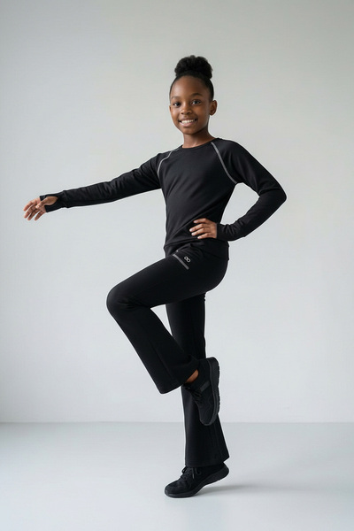 Colorinas Flexy Girls' Winter Sweatshirt with Fur Inside