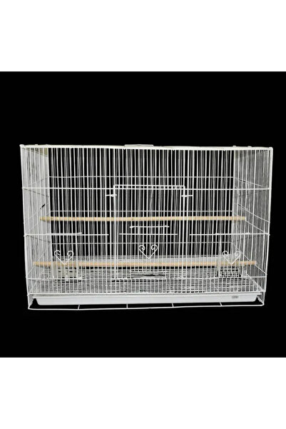 Bird's large metal bird cage