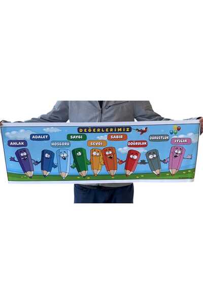 EĞLENCELİ SINIF DEĞERLER PANOSU