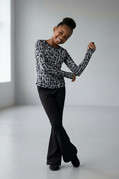 Colorinas Μπλουζάκι για κορίτσια με μακρύ μανίκι με σχέδιο Snooki Finger Snap