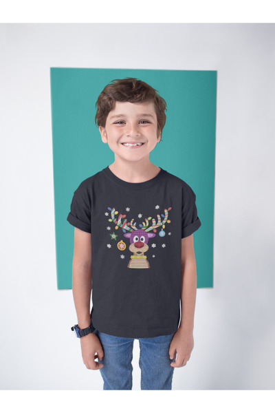 MVRDAR Tricou de Craciun pentru copii cu Grinch si personaje festive