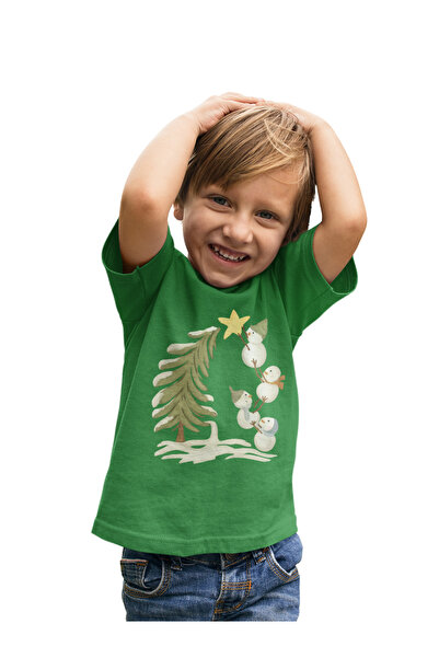 MVRDAR Tricou de Craciun pentru copii cu Grinch si personaje festive