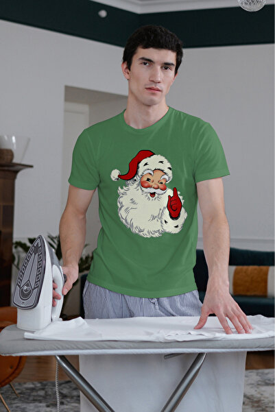 MVRDAR Tricou de Craciun unisex din 100% bumbac pentru femei si barbati