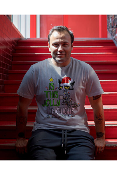 MVRDAR Tricou de Craciun unisex din 100% bumbac pentru femei si barbati