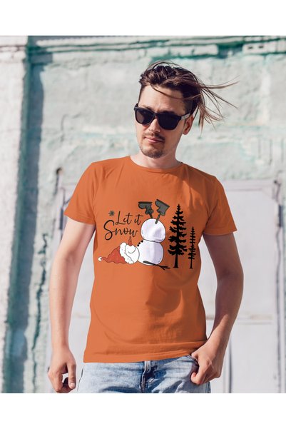 MVRDAR Tricou de Craciun unisex din 100% bumbac pentru femei si barbati